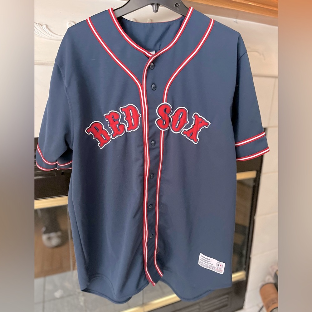Boston Red Sox Vintage MLB True Fan Jersey SZ L (42/44)